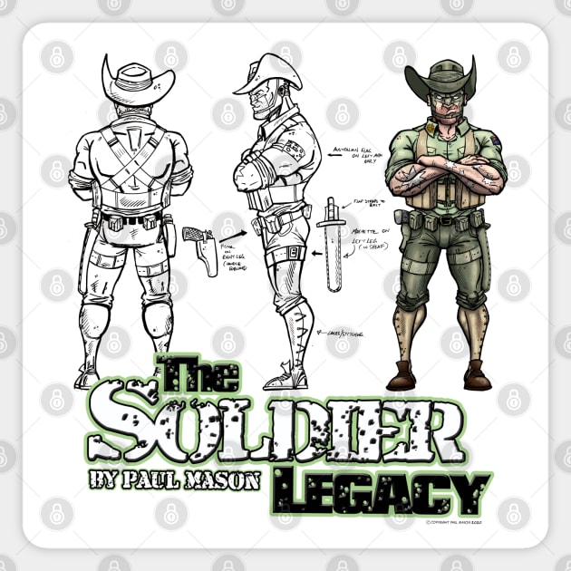 The Soldier Legacy - Turnaround Sticker by Mason Comics